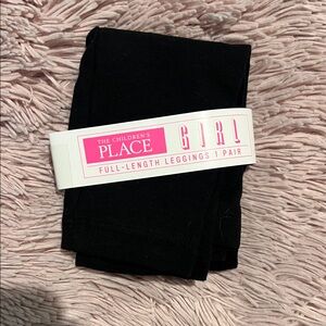 The Children's Place Black Full-Length Girls' Leggings